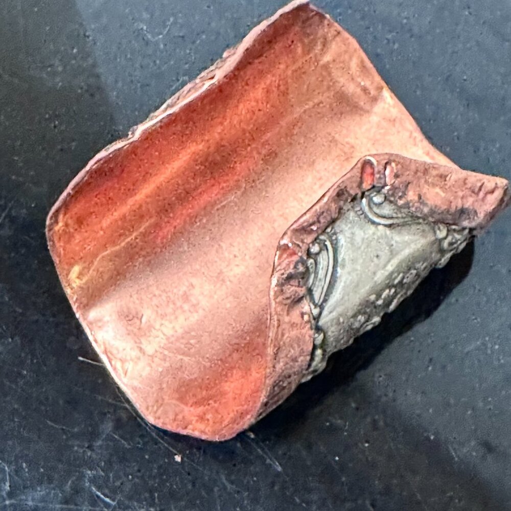 Gorham Sterling Silver Cherub Cuff Copper Cherubim Angel Antique 925 Victorian - Picture 2 of 8